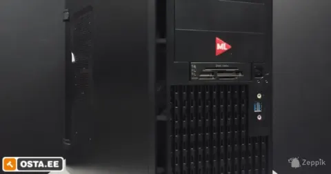 Töökorras Mid-Tower arvutikorpus