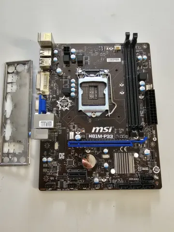 MSI H81M-P33 motherboard, emaplaat, мтеринская плата