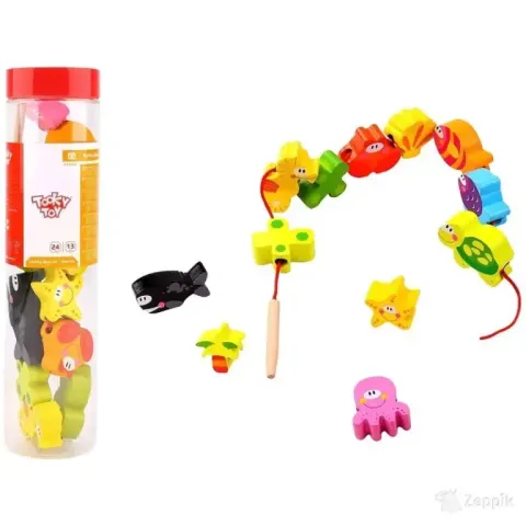 Puidust mitmevärvilised klotsid Andreu Toys TKB511-B