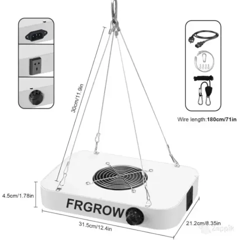 Taimelamp FRGROW B0CZLJW764, 130 W