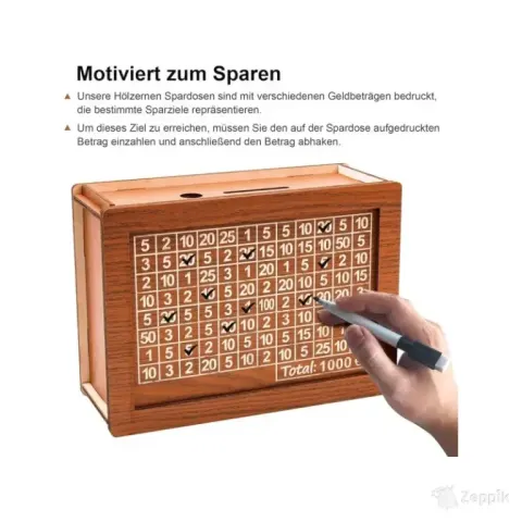 Puidust rahakassa Brelet