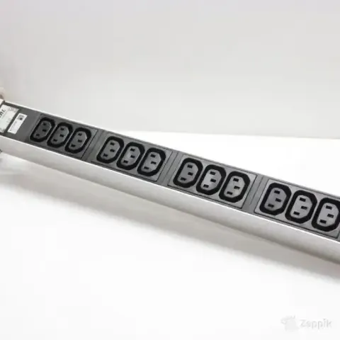 Rittal 7240.200 võrgufilter, 12 pistikupesa, 19" rack