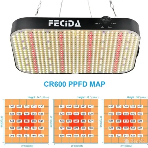 Fecida LED taimelamp 600 W