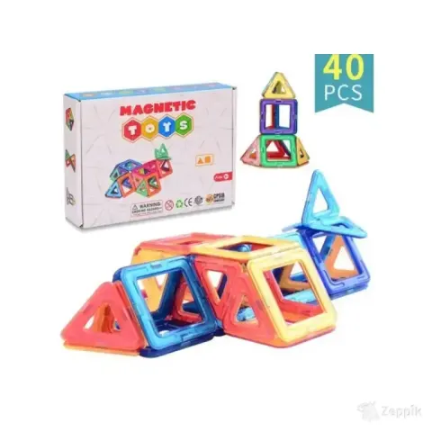 Magnetiline konstruktor DIY, 40-osaline