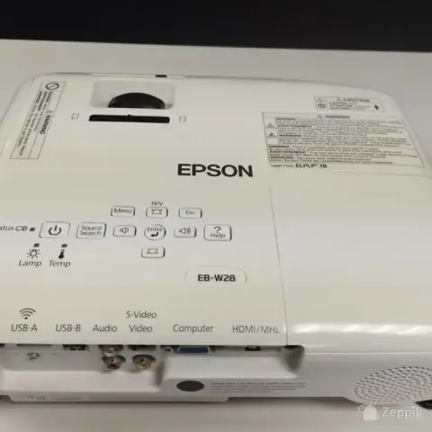 Epson EB-W28 (WXGA, 3000 lm), tööaeg 1594 h