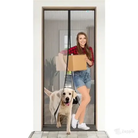 Screen Door magnetiline putukavõrk uksele 90x190 cm