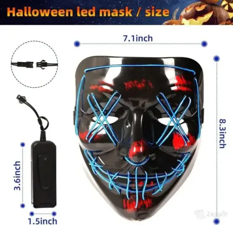 Daikoye LED Halloweeni mask