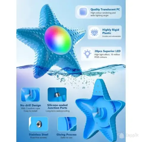 LED basseinivalgusti RGB Dansioye LF-7218, 12 V, 8 m, sinine