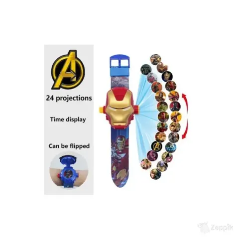 MILANDO B9 Laste käekell projektoriga Marvel Iron Man