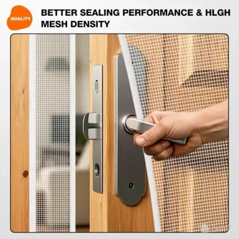 SCREEN DOOR sääsevõrk 110 × 240 cm, valge