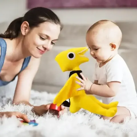 GEWDW Roblox plüüsist mänguasi, kollane