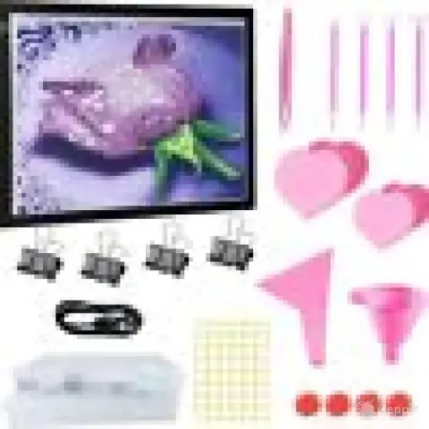 lot uus rtjoy a4 led paneel teemantkunsti komplektide jaok