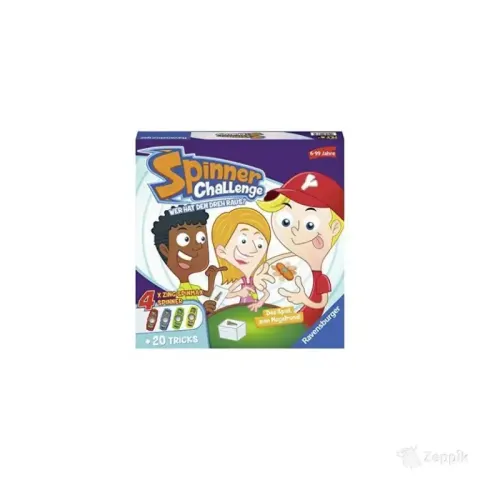 Lauamäng Ravensburger "Spinner Challenge" 4tk spinnerikomplekt, trikid