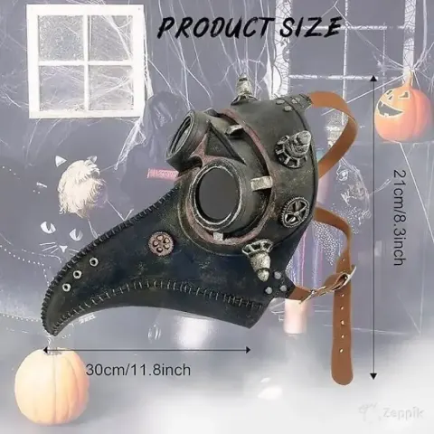 Halloweeni linnumask Steampunk