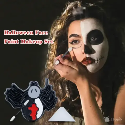 Beteligir halloweeni kehakunsti komplekt