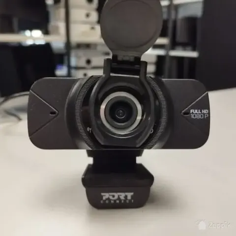 Port Connect Full HD 1080P USB-A & USB-C Webcam 900078