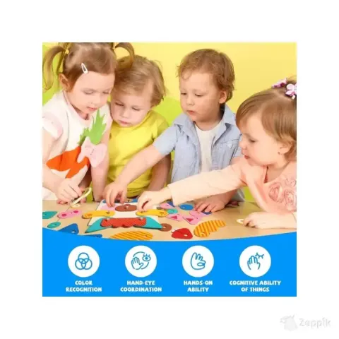 Laste Montessori puslelaud Siairo