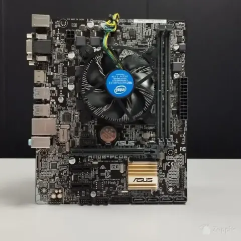 ASUS H110M-PLUS + Intel i5-7600 emaplaat ja protsessor