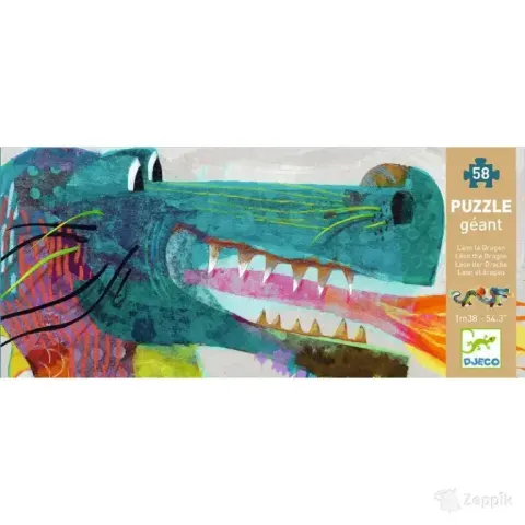 Gigantpusled / Giant Puzzle - Leon the dragon - 58pcs
