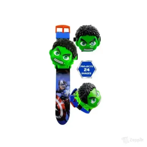 MILANDO В10 Laste käekell projektoriga Marvel Hulk