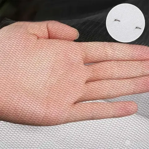 Saijian Akende sääsevõrk, 4 tk, 1,5 × 2 m, must