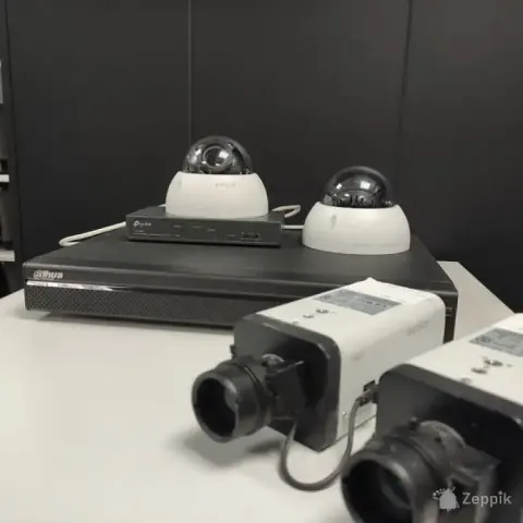 Dahua 4K NVR komplekt + 4 IP-kaamerat + TP-Link PoE switch