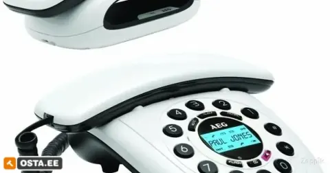 AEG SOLO15WHT DECT juhtmevaba telefon (UUS)
