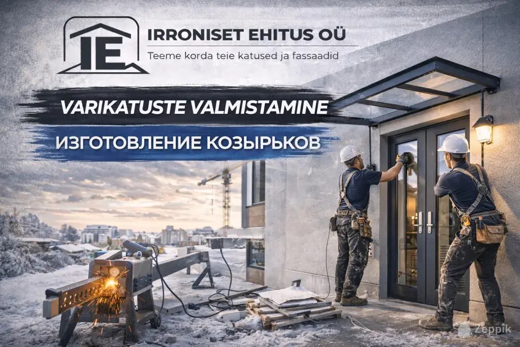 Varikatuste valmistamine / Изготовление Козырьков