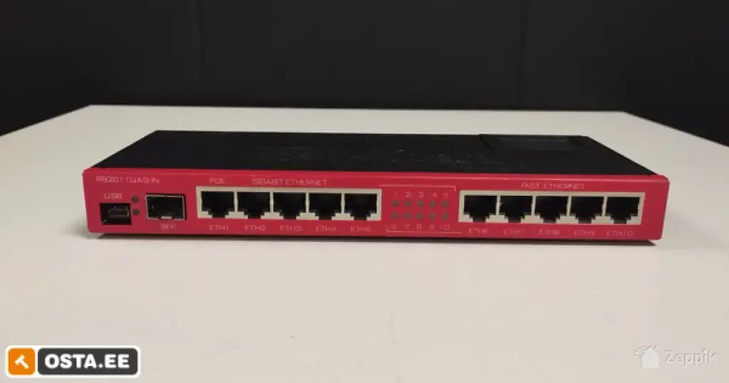 MikroTik RB2011UAS-IN ruuter