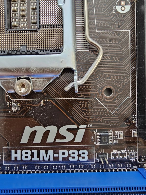 MSI H81M-P33 motherboard, emaplaat, мтеринская плата