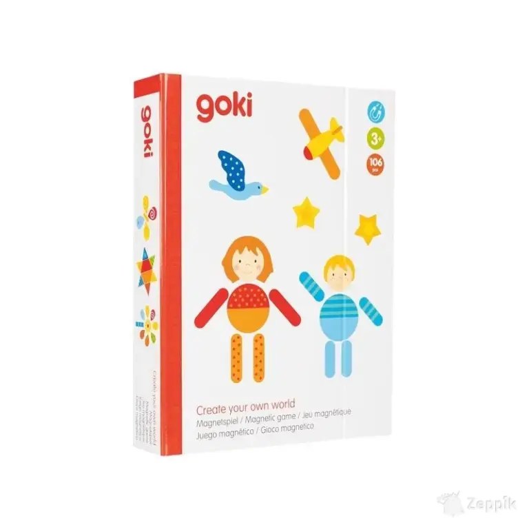 GOKI Magnetraamat Magnetmäng Geoforme