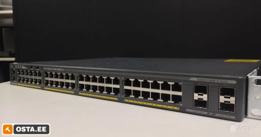 Cisco Catalyst WS-C2960X-48FPS-L Gigabit lüliti