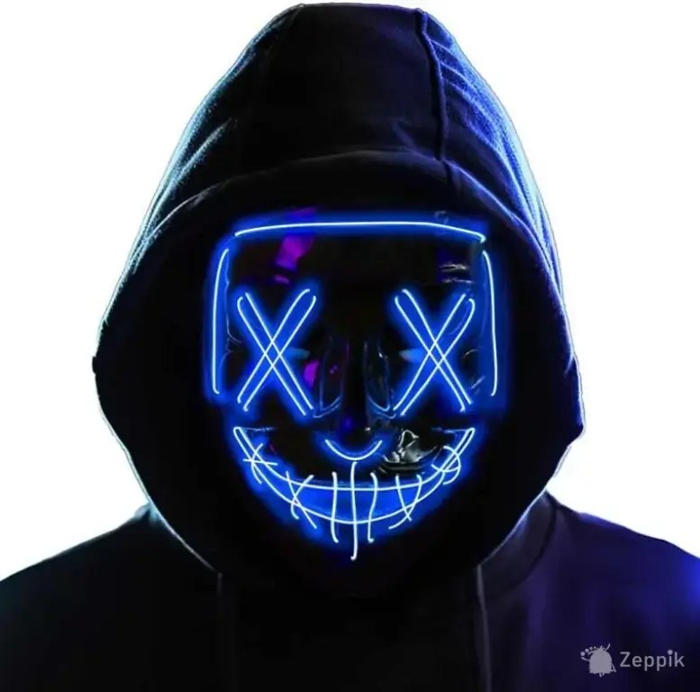 Daikoye LED Halloweeni mask