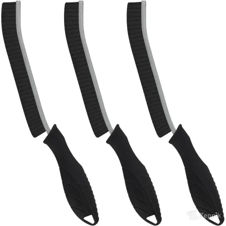 Foogwee jäikade harjastega puhastushari, 3 tk, must