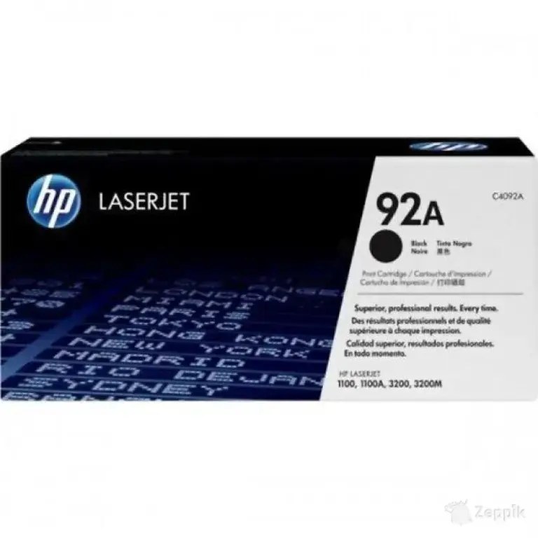 lot uus kassett hp no 92a c4092a must originaal