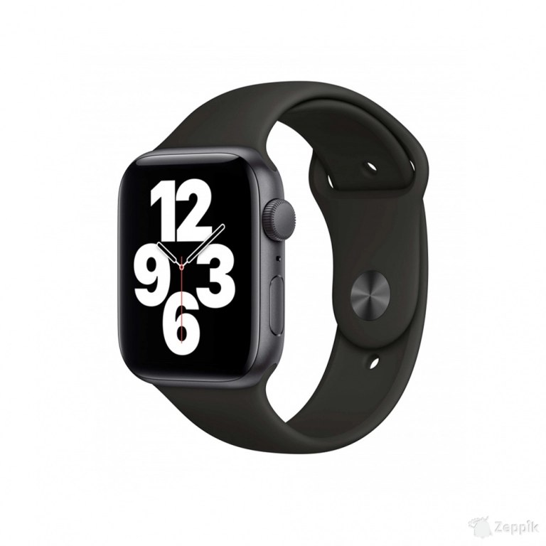 Apple Watch SE GPS 44mm Space Gray Aluminium – Sport Band Black