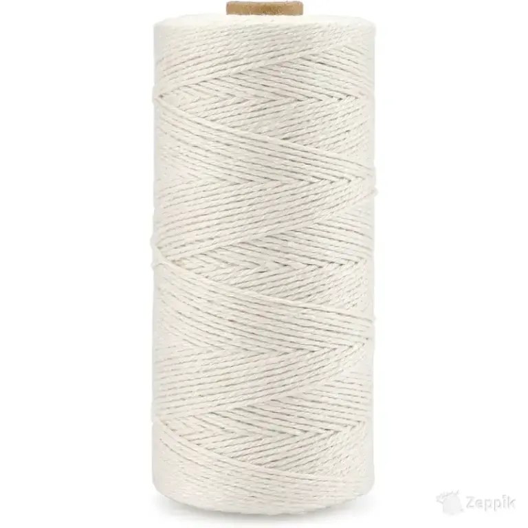 jijAcraft Naturaalne puuvillane niit makrameele 1 mm x 300 m