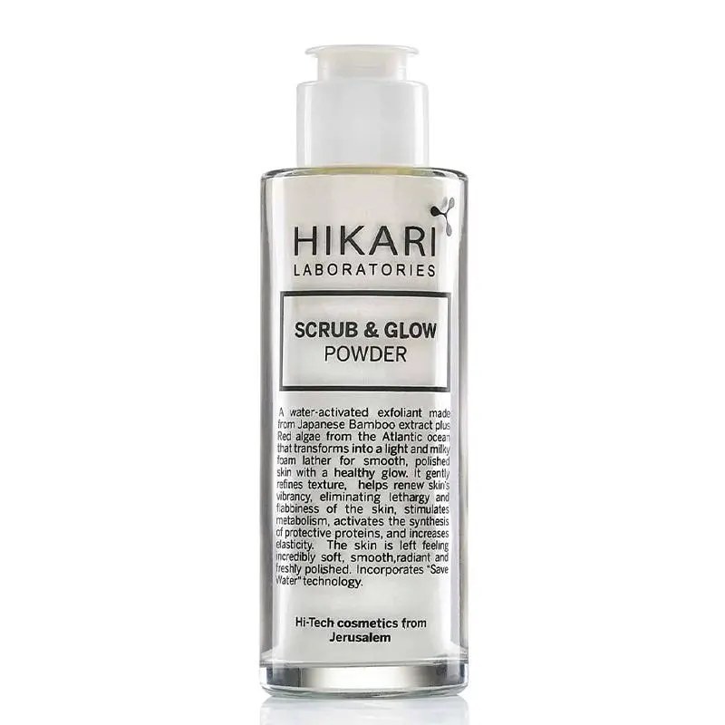 HIKARI Scrub & Glow koorimispulber, 100 ml