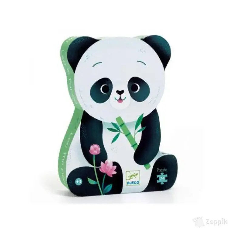 Siluettpusle - Panda 24osa