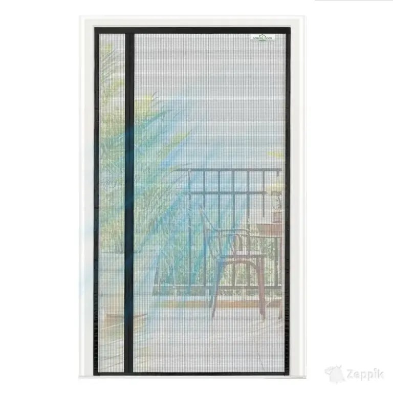 SCREEN DOOR Magnetvõrk uksedele 90x200 cm, must