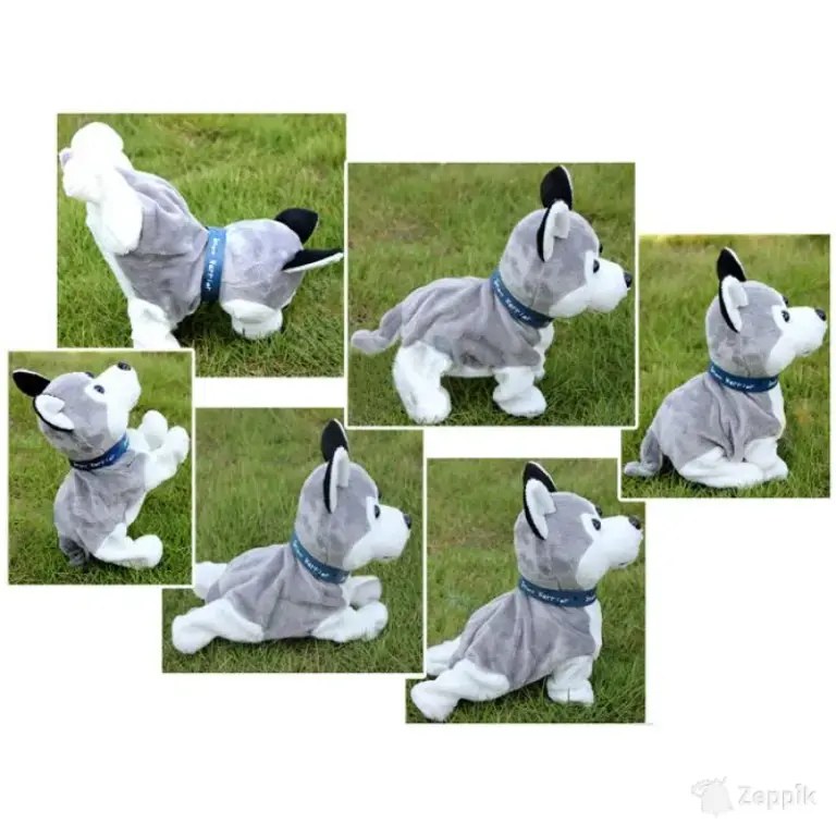 Interaktiivne pehme koer Husky
