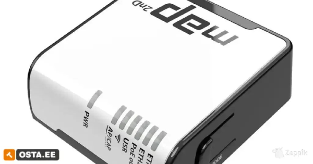 MikroTik mAP RBmAP2nd (Wi-Fi 4, 2.4 GHz) Wi-Fi Router