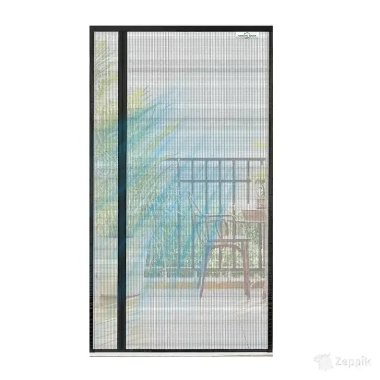 Screen Door magnetiline ukse sääsevõrk 90x210 cm, must