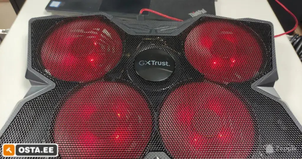 Trust GXT 278 Yozu jahutusalus 17.3" 4 vent USB-A LED
