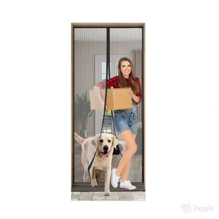 Esmayulo magnetiline sääsevõrk uksele 85×220 cm, must