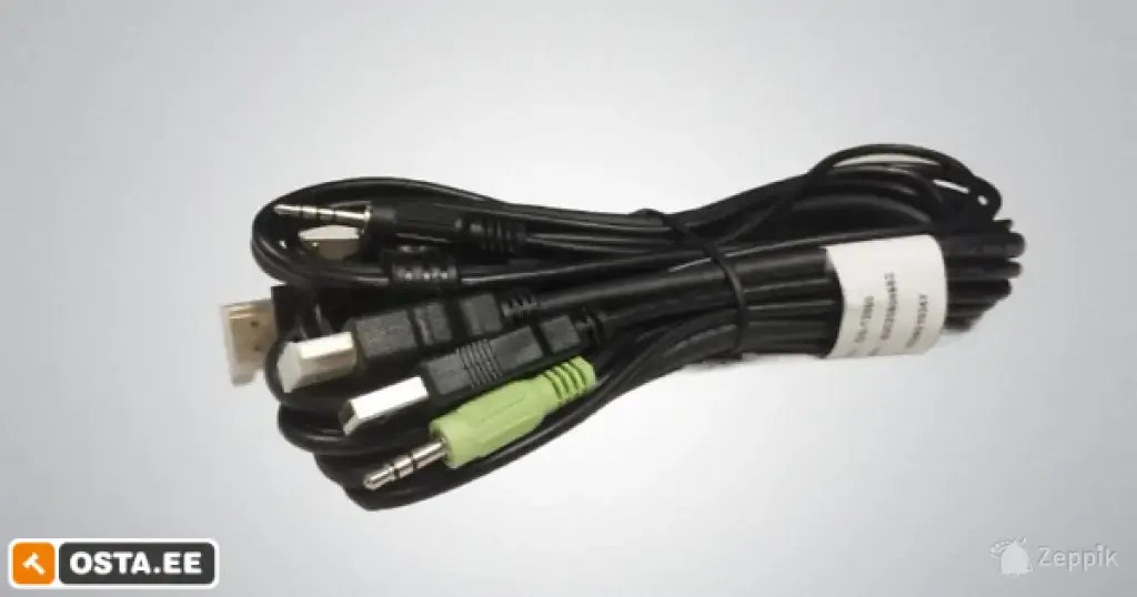 UUS Digitus monitori süsteemikaabel HDMI/USB/Audio (4K)