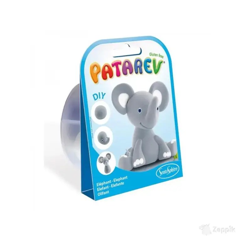 Käsitöökomplekt plastiliiniga Patarev "Elephant"