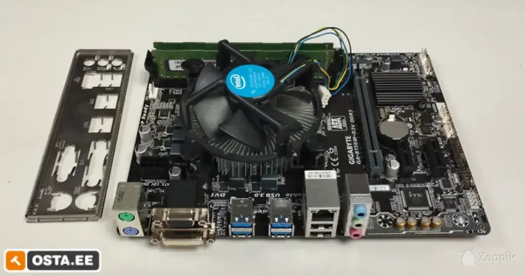 Emaplaat Gigabyte GA-B150M-D2V/8GB DDR3/i5-6402P