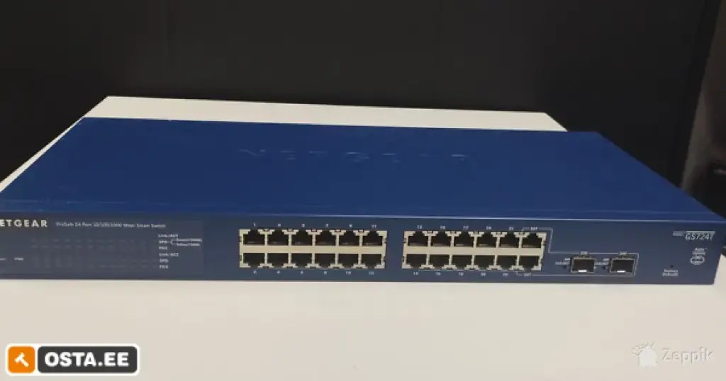 NETGEAR ProSafe GS724T v2 24-portine Gigabit Smart Lüliti