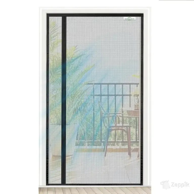 Screen door magnetiline sääsevõrk uksele 120x230 cm, must